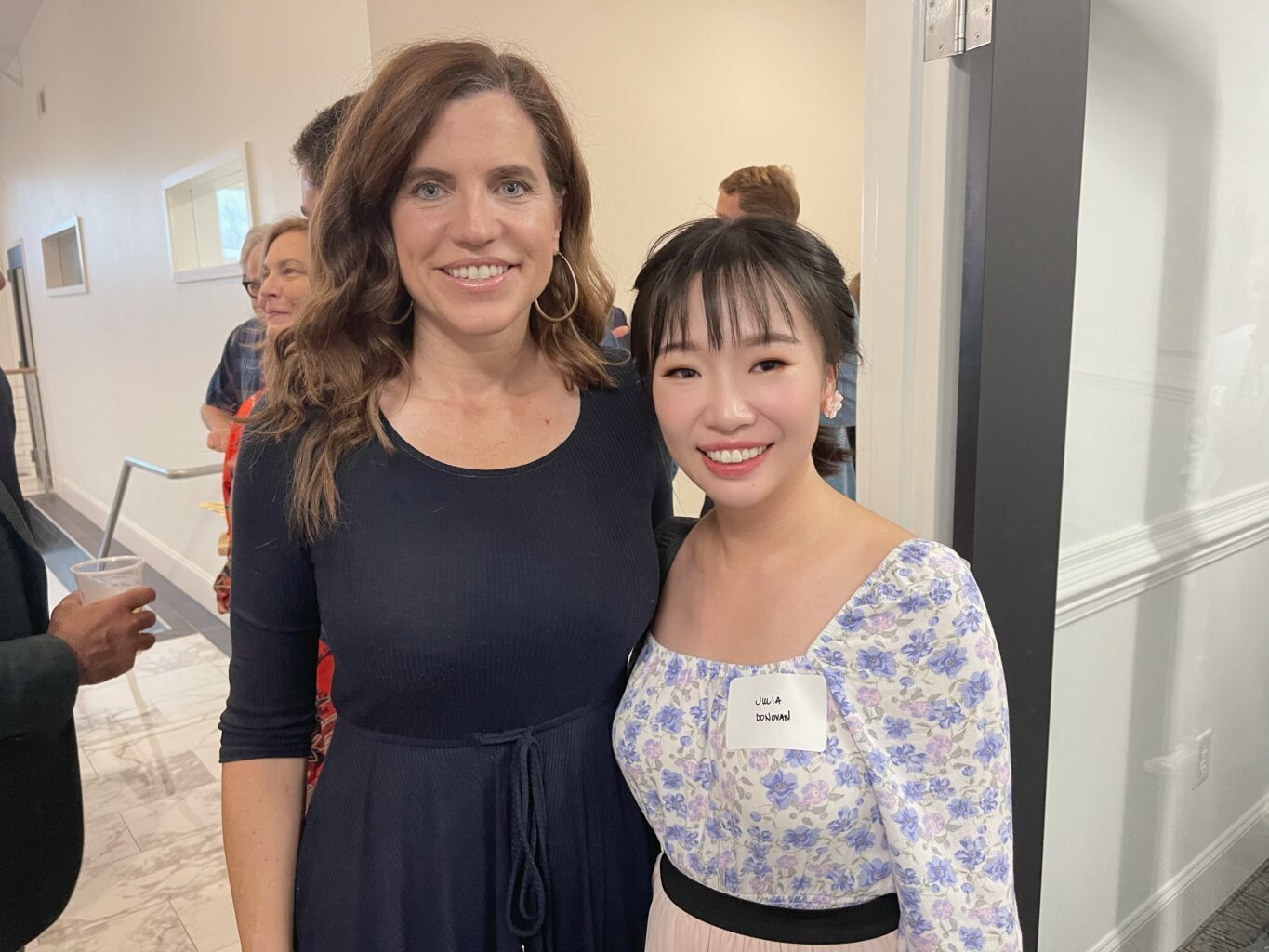 Julia Donovan with Nancy Ruth Mace, the U.S. representative for South Carolina's 1st congressional district